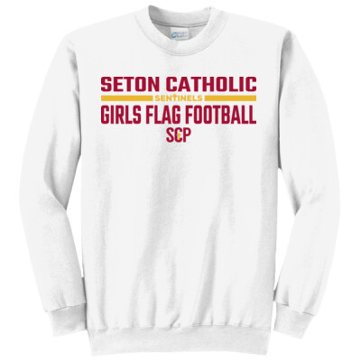 Seton Catholic Sentinels Girls Flag Football Crewneck  Thumbnail