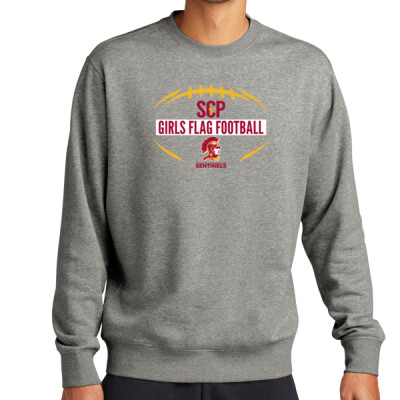 SCP Girls Flag Football Crewneck Sweatshirt Thumbnail